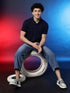 Classic Comfort: Men's 100% Cotton Polo T-shirt Maroon